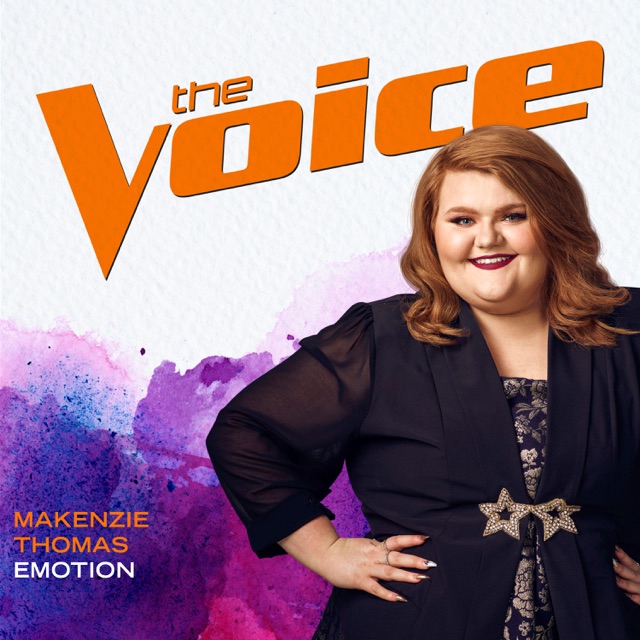 MaKenzie Thomas Emotion (The Voice Performance) - Single Album Cover