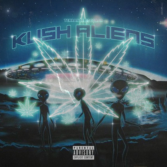 Cover artwork for Kush Aliens (feat. Rxlvnd & idkcletus)