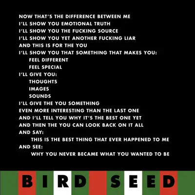 Bird Seed - Whitehouse