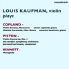 Louis Kaufman Plays Aaron Copland, Walter Piston, and Robert Russell Bennett