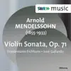 Arnold Mendelssohn: Violin Sonata album lyrics, reviews, download