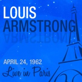 Live in Paris - Louis Armstrong artwork