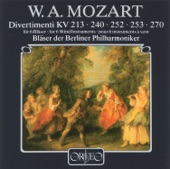 Bläser der Berliner Philharmoniker - Divertimento in F Major, K. 213: II. Andante