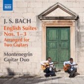 Bach: English Suites Nos. 1-3 (Arr. G. Krivokapić & D. Cerović) artwork