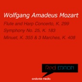 Red Edition - Mozart: Flute and Harp Concerto, K. 299 & Symphony No. 25, K. 183 artwork
