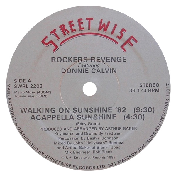 Walking On Sunshine by Rockers Revenge on Coast Gold