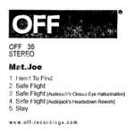 Mat.Joe - Safe Flight (Audiojack's Closed-Eye Hallucination)