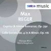 Reger: Works for Cello & Piano album lyrics, reviews, download