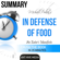 Ant Hive Media - Michael Pollan's In Defense of Food: An Eater's Manifesto Summary (Unabridged)