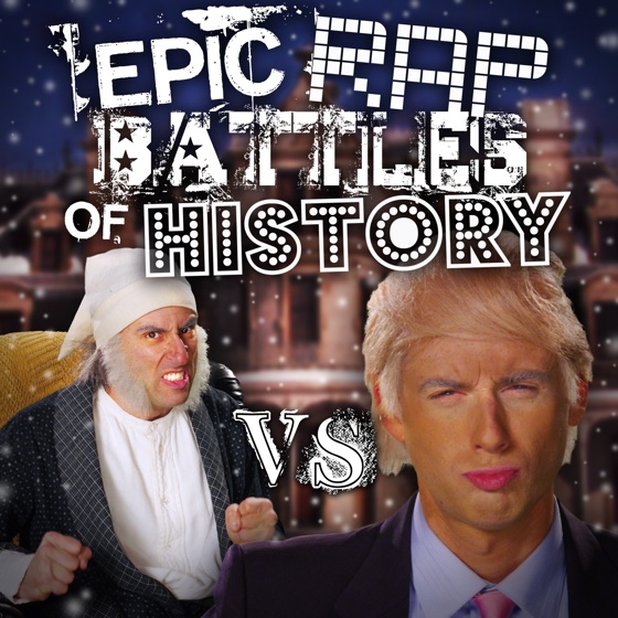 Cover artwork for Donald Trump vs Ebenezer Scrooge