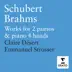 Schubert & Brahms: Works for 2 Pianos & Piano 4 Hands album cover