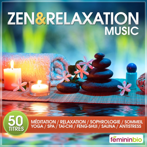 Zen & Relaxation Music (50 titres pour méditation, relaxation, sophrologie, sommeil, Yoga, spa, Taï-Chi, Feng-Shui, sauna, antistress) - Various Artists