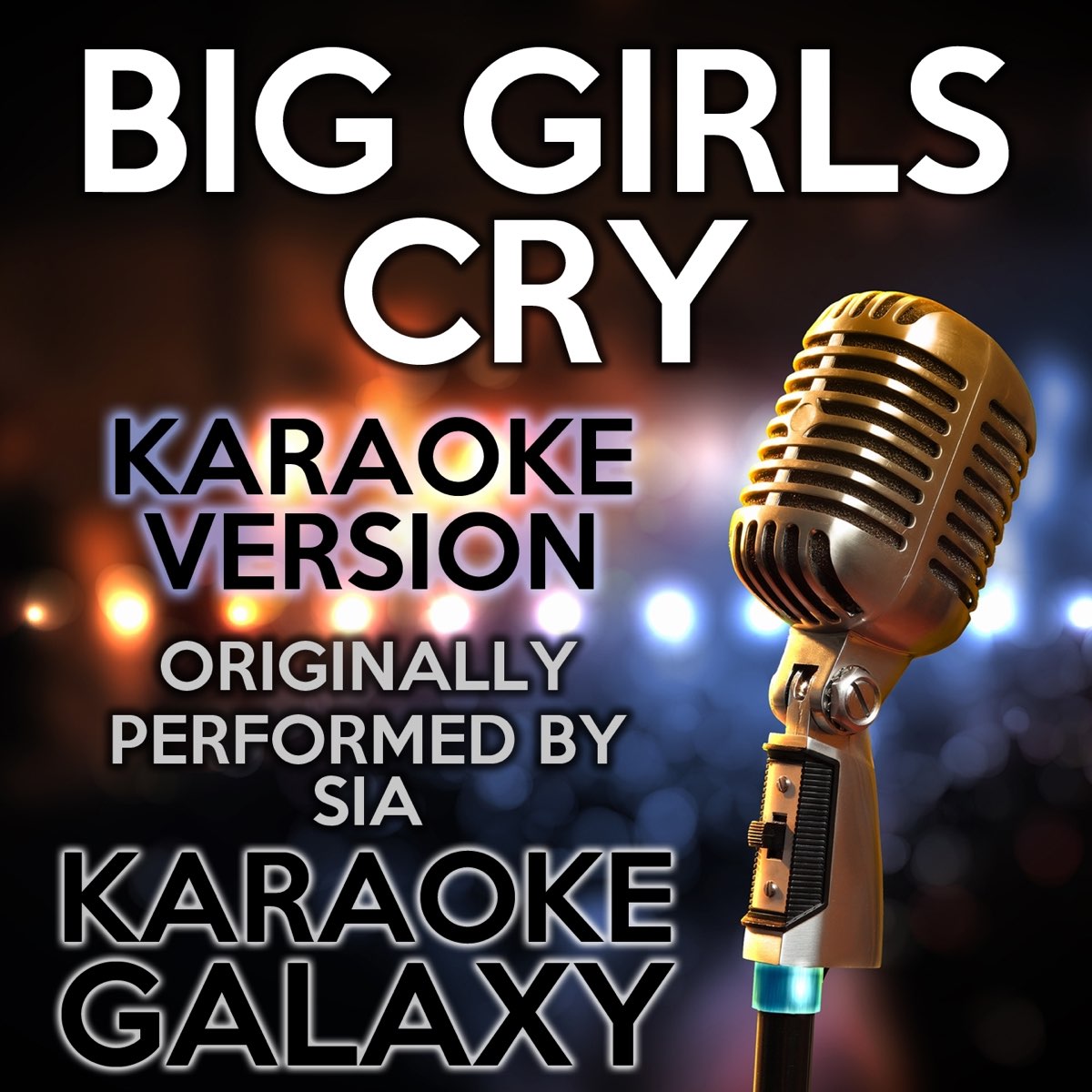 big girls cry karaoke version