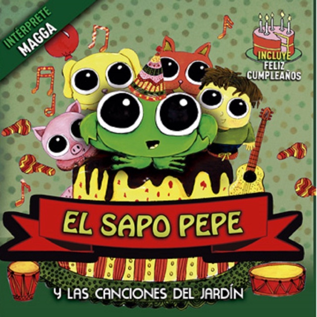 El Sapo Pepe y las Canciones del Jardín Album Cover
