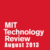 Audible Technology Review, August 2013 - Technology Review Cover Art