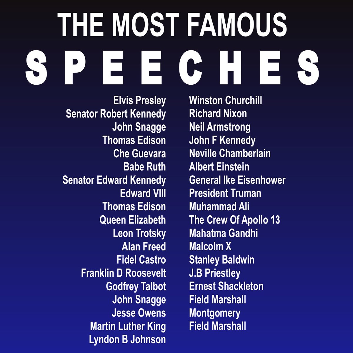 speeches on music