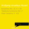 Yellow Edition - Mozart: Symphony No. 18, K. 130 & Flute Concerto, K. 313 album lyrics, reviews, download