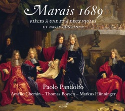 MARAIS 1689 PIECES FOR 1 AND 2 VIOLS cover art