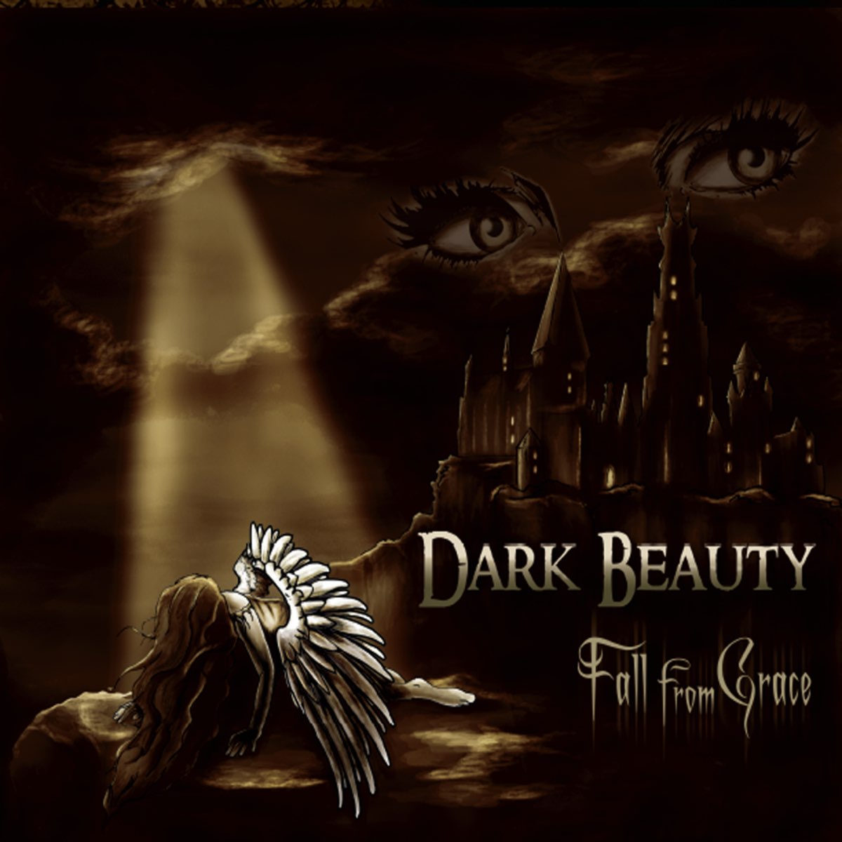 Dark Heaven. Beautiful Darkness. Fall from Grace Band. Надпись Beauty of the Dark.