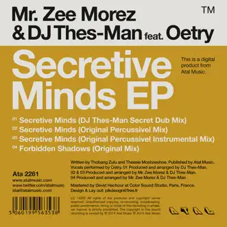 Secretive Minds (Original Percussivel Instrumental Mix) [feat. Oetry] by Mr Zee Morez, Dj Thes-Man & Oetry song reviws