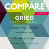 Grieg: Peer Gynt Suite No. 1, Herbert von Karajan vs Thomas Beecham artwork