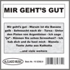 Mir geht's gut