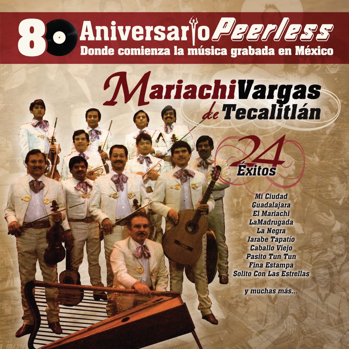 ‎Peerless 80 Aniversario: Mariachi Vargas De Tecalitlán - 24 Éxitos De ...