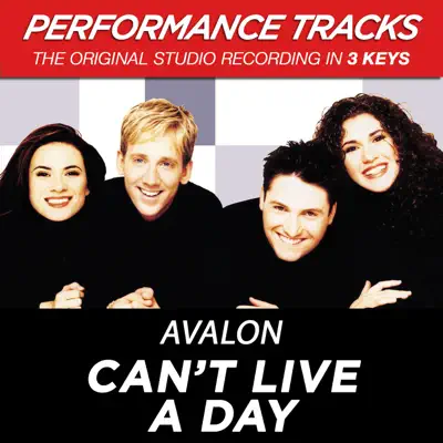 Can't Live a Day (Performance Tracks) - EP - Avalon