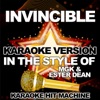 Invincible (In the Style of MGK & Ester Dean) [Karaoke Version] - Single