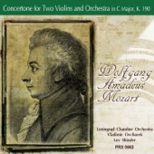 Mozart: Concertone for Two Violins and Orchestra in C Major, K. 190 - EP artwork