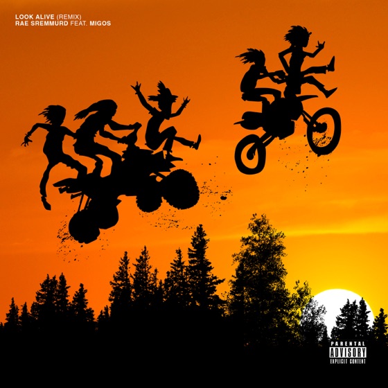 Cover artwork for Look Alive (Remix) [feat. Migos]