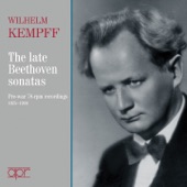Beethoven: The Late Sonatas – Pre-war 78 RPM Recordings artwork