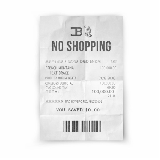 Cover artwork for No Shopping (feat. Drake)