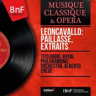Leoncavallo: Paillasse, extraits (Mono Version) - Single - Royal Philharmonic Orchestra