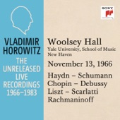 Vladimir Horowitz in Recital at Yale University, New Haven November 13, 1966 artwork