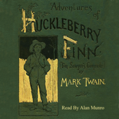 The Adventures of Huckleberry Finn (Unabridged) - Mark Twain Cover Art