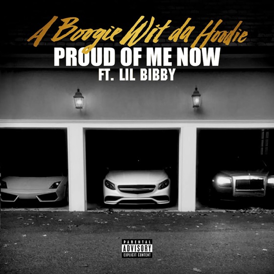 Cover artwork for Proud of Me Now (feat. Lil Bibby)