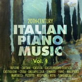 20th Century Italian Piano Music, Vol. 1 artwork