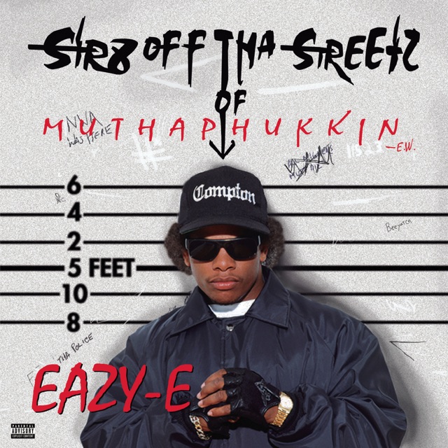 Eazy-E Str8 off Tha Streetz of Muthaphukkin Compton Album Cover