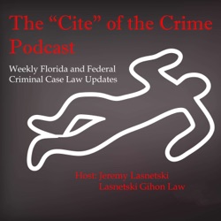 Episode #37 - Florida Case Law Update (January 9, 2023 - January 13, 2023)