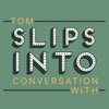 Tom slips into conversation with  artwork