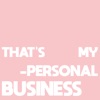 That’s My Personal Business artwork