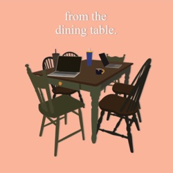 from the dining table