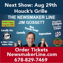 IT'S TRUMP'S TURN - Hear comedian Jim Gossett on Rob Carson's National Talk Show 12-3 on WMLB 1690 AM in ATL -