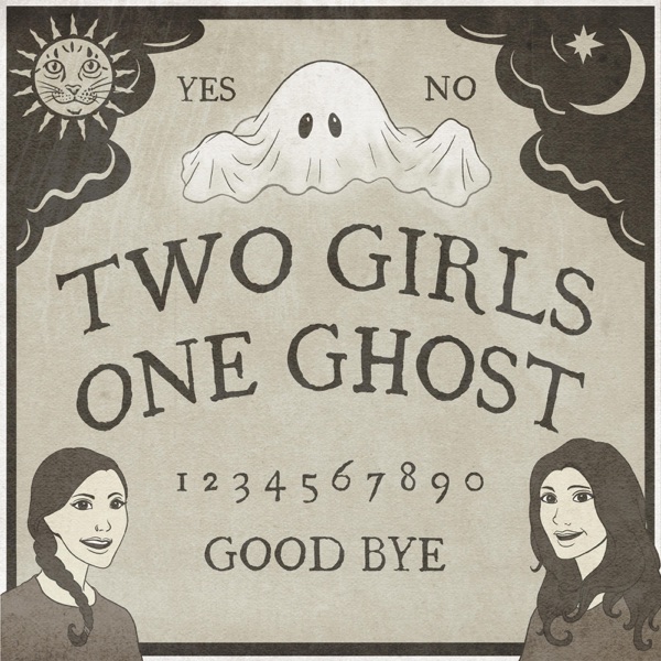 Two Girls One Ghost banner backdrop