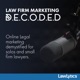 Law Firm Marketing Decoded