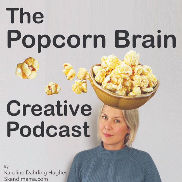 The Popcorn Brain Creative Podcast Artwork