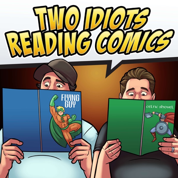 Two Idiots Reading Comics Artwork