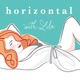 horizontal with lila