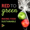 Red to Green Food Sustainability 🥩🔬♻️  artwork